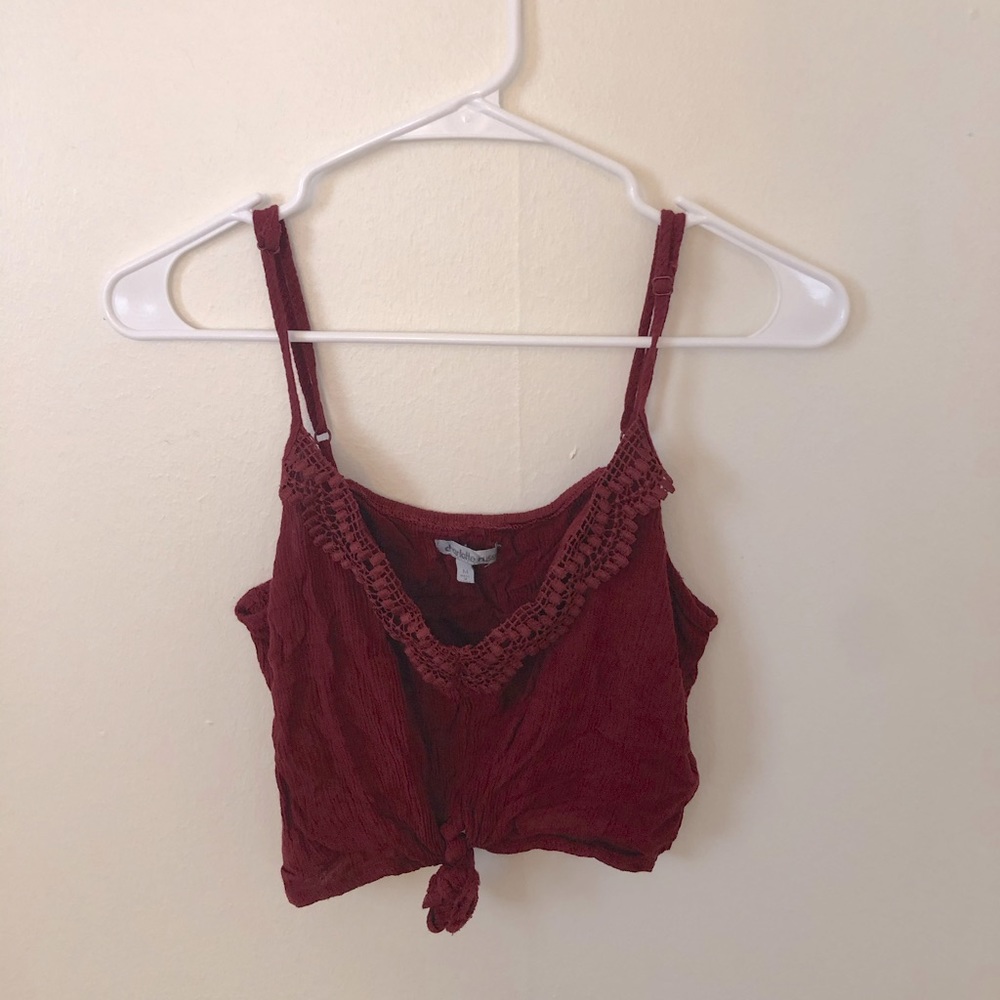 Red Crop Tank